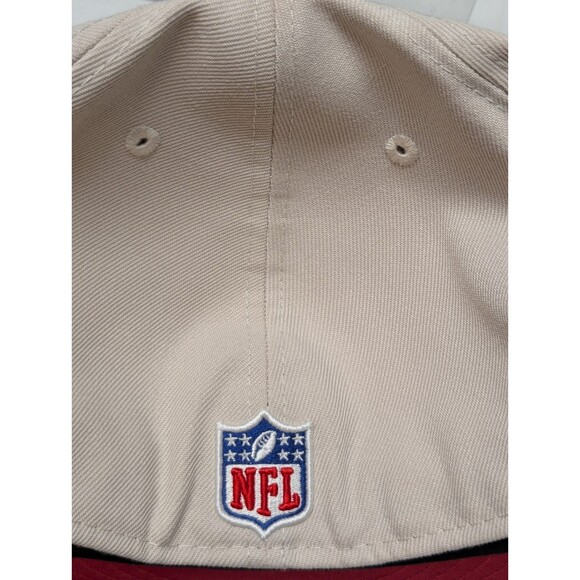 SanFrancisco 49ers New Era Historic Helmet 🔥 59Fifty Stone Scarlet Sz 8 - Picture 4 of 5